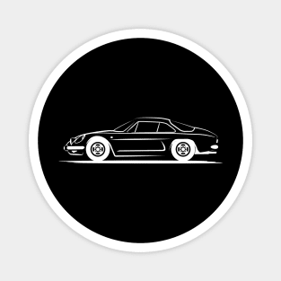 Renault Alpine A110 White Magnet